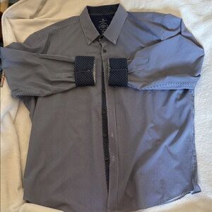 Con. Struct Men's Blue Striped Shirt XXL